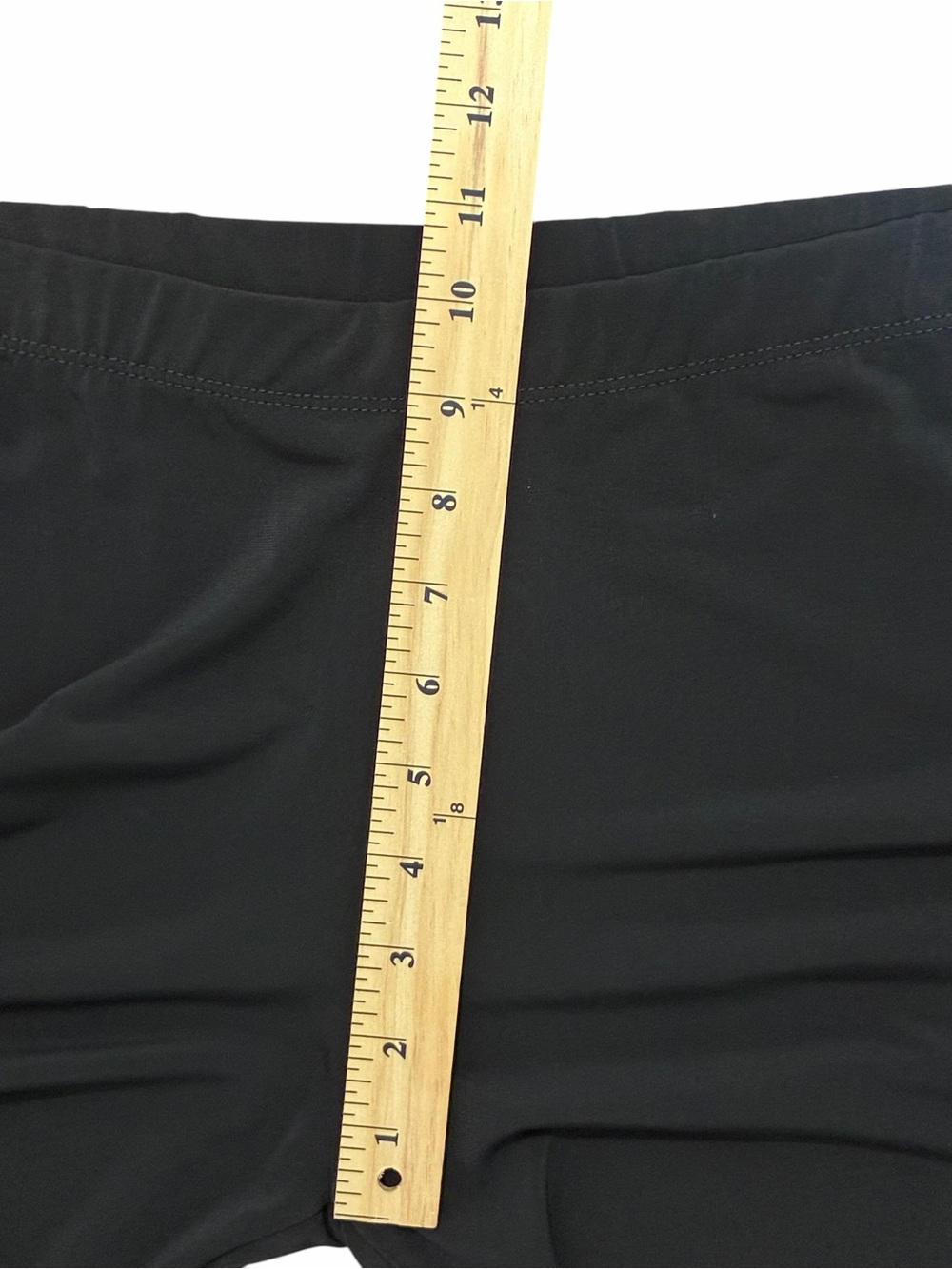 Clara Sun Woo Black Crop Pants XL Pull On Stretch Waist Solid Minimalist New USA - Picture 7 of 9